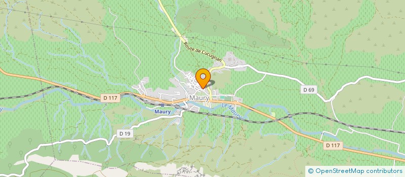 localisation de l'entreprise MONSIEUR SYLVAIN SEVA  MAURY