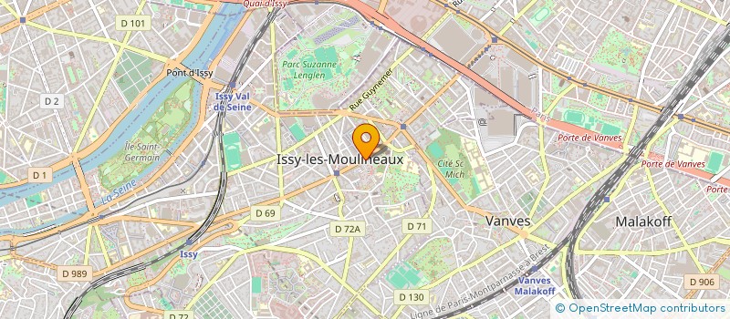 localisation de l'entreprise MONSIEUR SYLVAIN SIGONNEAU à ISSY-LES-MOULINEAUX