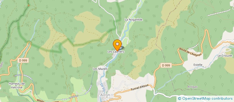 localisation de l'entreprise MONSIEUR SYLVAIN SIMON  ALZON