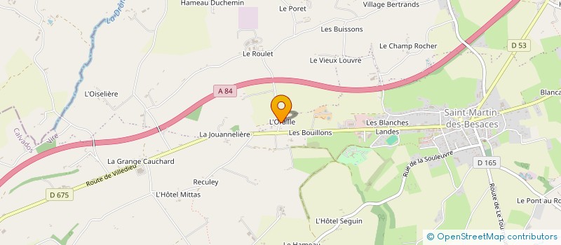 localisation de l'entreprise MONSIEUR SYLVAIN SIMON  VALDALLIERE