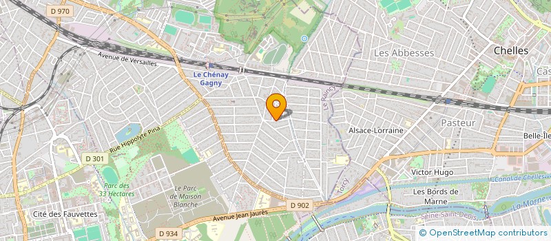 localisation de l'entreprise MONSIEUR SYLVAIN SIMONET  GAGNY