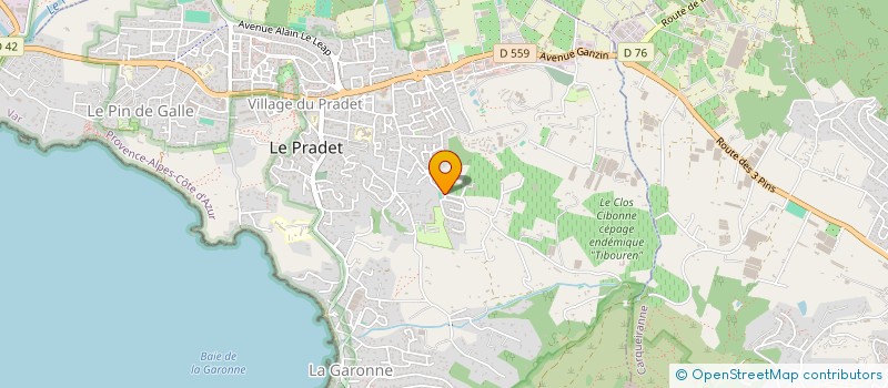 localisation de l'entreprise MONSIEUR SYLVAIN SOBRERO à LE PRADET