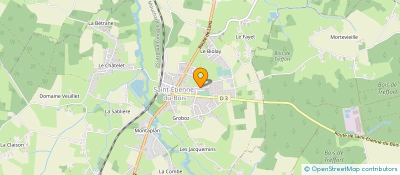 localisation de l'entreprise MONSIEUR SYLVAIN SOCHAY à SAINT-ETIENNE-DU-BOIS