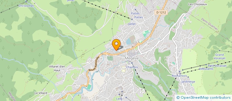 localisation de l'entreprise MONSIEUR SYLVAIN SOCQUET  MEGEVE