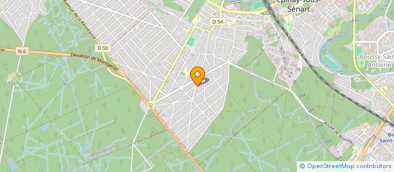 localisation de l'entreprise MONSIEUR SYLVAIN SOLIVEAU  BRUNOY