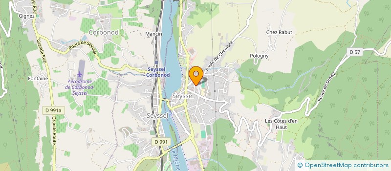 localisation de l'entreprise MONSIEUR SYLVAIN SORIA  SEYSSEL