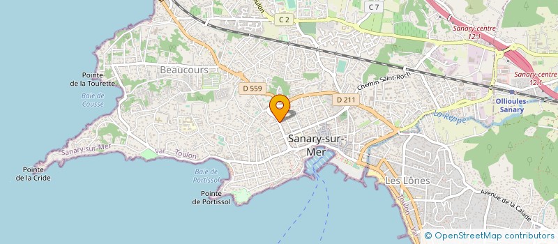 localisation de l'entreprise MONSIEUR SYLVAIN SORIEUL  SANARY-SUR-MER