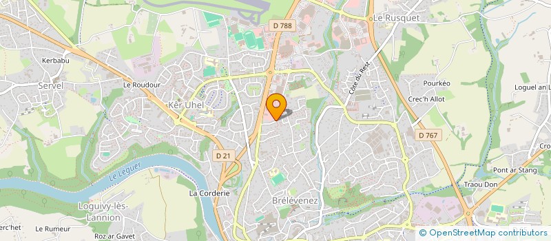 localisation de l'entreprise MONSIEUR SYLVAIN SOYER  LANNION