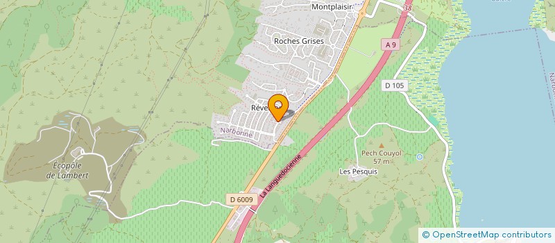 localisation de l'entreprise MONSIEUR SYLVAIN SPINNEWYN  NARBONNE