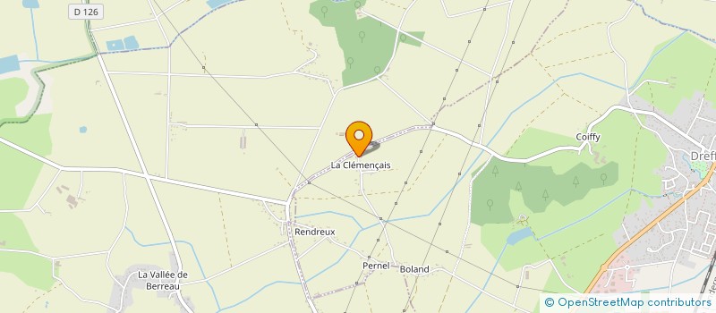 localisation de l'entreprise MONSIEUR SYLVAIN SURGET  DREFFEAC