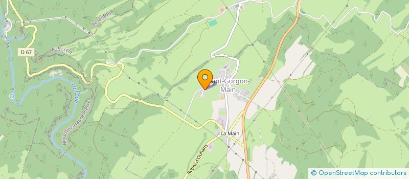 localisation de l'entreprise MONSIEUR SYLVAIN SURMA  SAINT-GORGON-MAIN