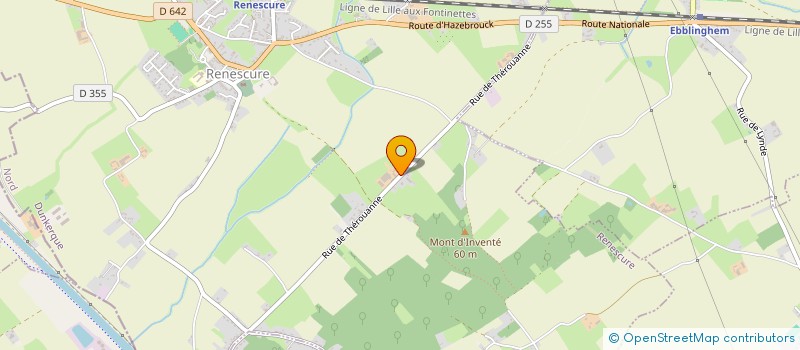 localisation de l'entreprise MONSIEUR SYLVAIN SWAENEPOEL  RENESCURE