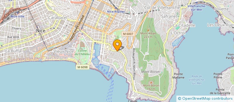 localisation de l'entreprise MONSIEUR SYLVAIN TACCONI à NICE