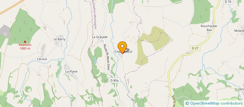 localisation de l'entreprise MONSIEUR SYLVAIN TALBOT  ROCHEFORT MONTAGNE