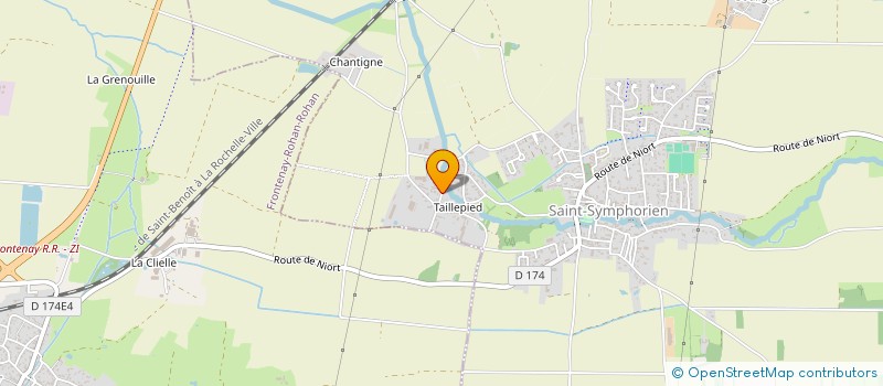 localisation de l'entreprise MONSIEUR SYLVAIN TALVAT à SAINT-SYMPHORIEN