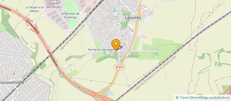 localisation de l'entreprise MONSIEUR SYLVAIN TAYOU MOTCHELAHO  LOUVRES