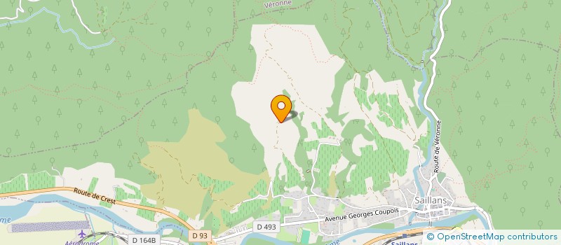 localisation de l'entreprise MONSIEUR SYLVAIN THEVENET  SAILLANS