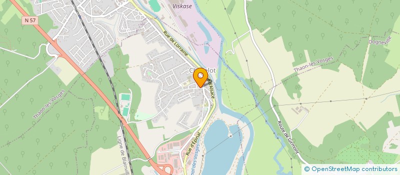 localisation de l'entreprise MONSIEUR SYLVAIN THIEBAUT  MAZELEY