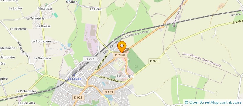 localisation de l'entreprise MONSIEUR SYLVAIN THIERREE à LA LOUPE
