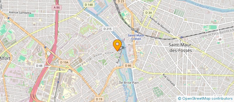 localisation de l'entreprise MONSIEUR SYLVAIN THIERRY  CRETEIL