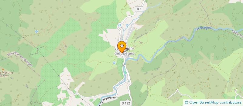 localisation de l'entreprise MONSIEUR SYLVAIN THIERY  SAINT-JEAN-DE-BUEGES