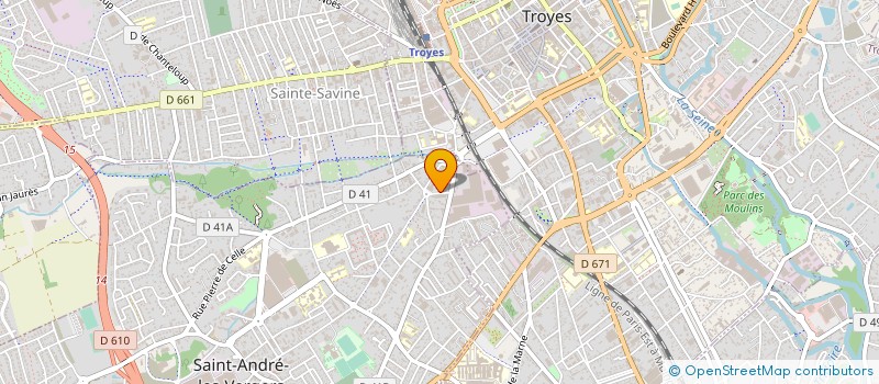 localisation de l'entreprise MONSIEUR SYLVAIN THIOU à SAINT-ANDRE-LES-VERGERS