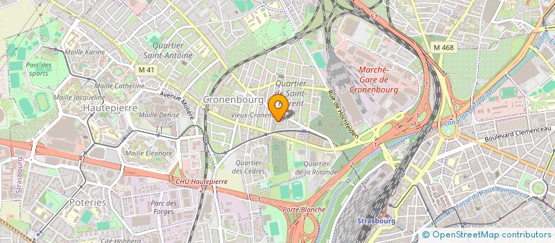 localisation de l'entreprise MONSIEUR SYLVAIN THOBY à STRASBOURG