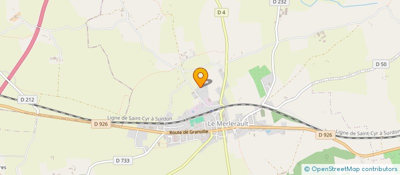 localisation de l'entreprise MONSIEUR SYLVAIN THOMERET à LE MERLERAULT