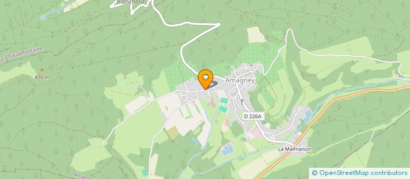 localisation de l'entreprise MONSIEUR SYLVAIN TISSERAND  AMAGNEY