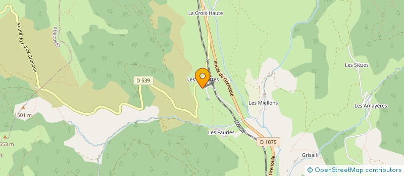 localisation de l'entreprise MONSIEUR SYLVAIN TISSEYRE  LUS-LA-CROIX-HAUTE