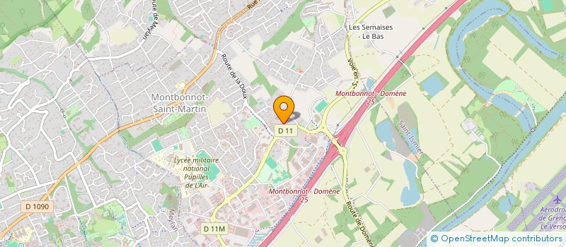 localisation de l'entreprise MONSIEUR SYLVAIN TOBBI  LA BUISSIERE