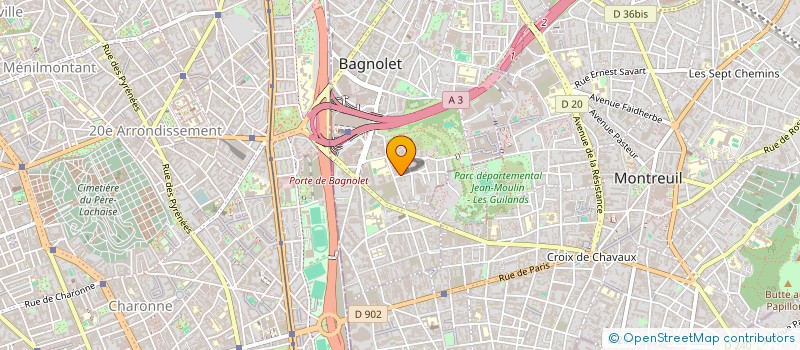 localisation de l'entreprise MONSIEUR SYLVAIN TOPOREK à BAGNOLET