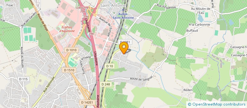 localisation de l'entreprise MONSIEUR SYLVAIN TOSTIVINT à SAINT-ANDRE-DE-CUBZAC