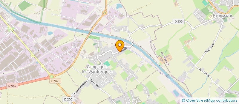 localisation de l'entreprise MONSIEUR SYLVAIN TOUPET  CAMPAGNE-LES-WARDRECQUES