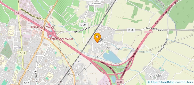 localisation de l'entreprise MONSIEUR SYLVAIN TOUREL à BEAUNE