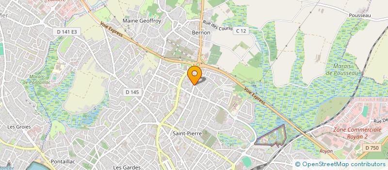 localisation de l'entreprise MONSIEUR SYLVAIN TOUSSAINT à ROYAN