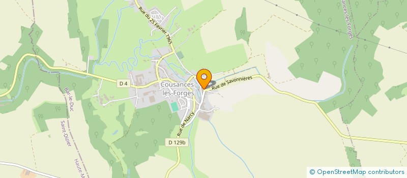 localisation de l'entreprise MONSIEUR SYLVAIN TRAHIN à COUSANCES-LES-FORGES