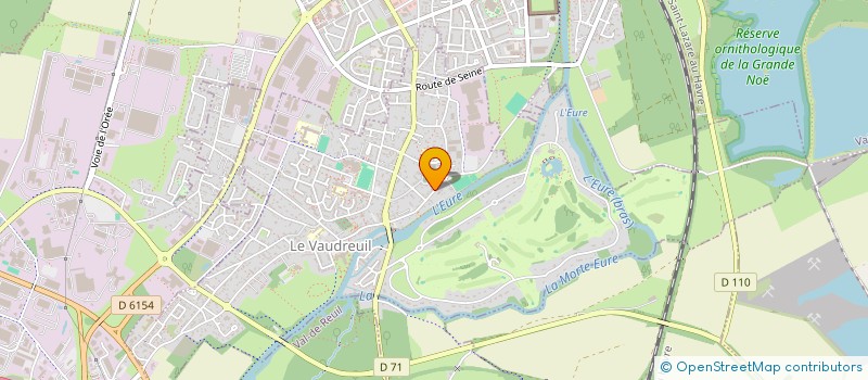 localisation de l'entreprise MONSIEUR SYLVAIN TRAVERS  LE VAUDREUIL