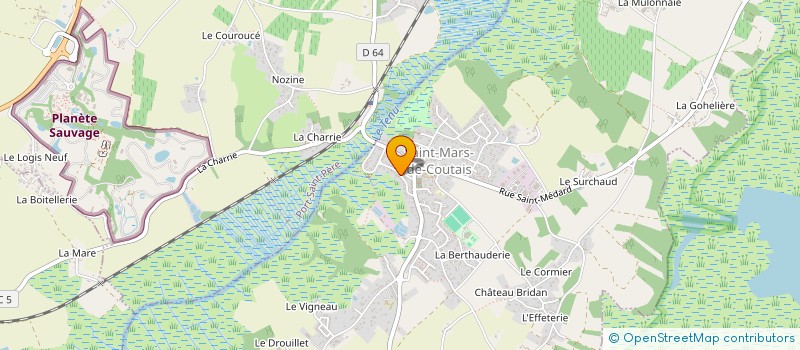 localisation de l'entreprise MONSIEUR SYLVAIN TREMBLAY  SAINT-MARS-DE-COUTAIS