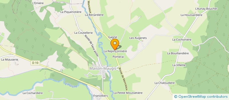 localisation de l'entreprise MONSIEUR SYLVAIN TREMEREL à COUR-MAUGIS SUR HUISNE