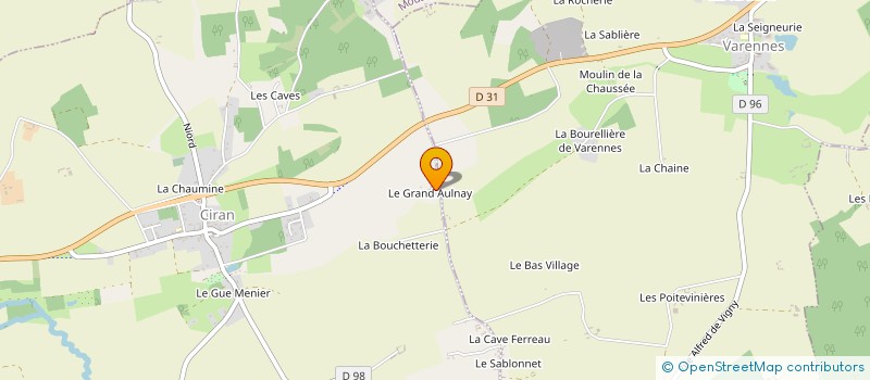 localisation de l'entreprise MONSIEUR SYLVAIN TRIBOUILLOIS  CIRAN