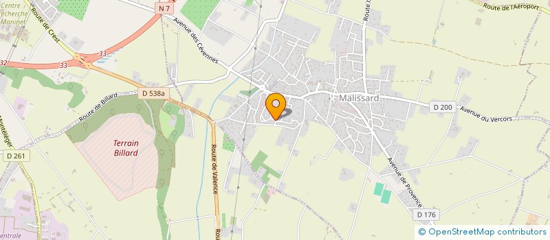localisation de l'entreprise MONSIEUR SYLVAIN TRODOUX à MALISSARD