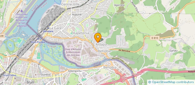 localisation de l'entreprise MONSIEUR SYLVAIN TROITINO  URRUGNE