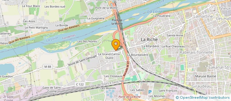 localisation de l'entreprise MONSIEUR SYLVAIN TURQUOIS  LA RICHE