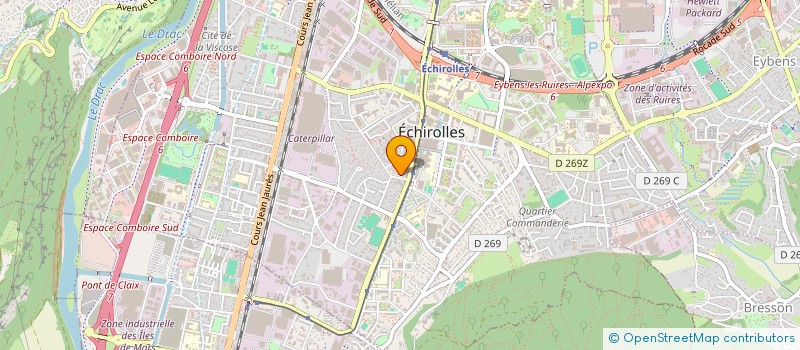 localisation de l'entreprise MONSIEUR SYLVAIN ULU à ECHIROLLES