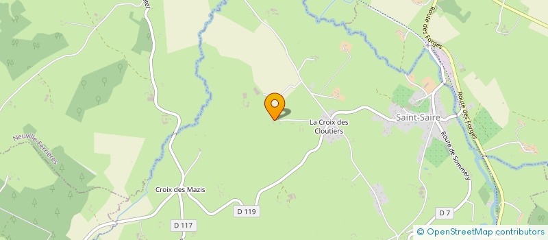 localisation de l'entreprise MONSIEUR SYLVAIN VADECARD  SAINT-SAIRE