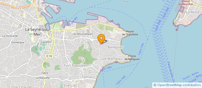 localisation de l'entreprise MONSIEUR SYLVAIN VAILLANT à LA SEYNE-SUR-MER