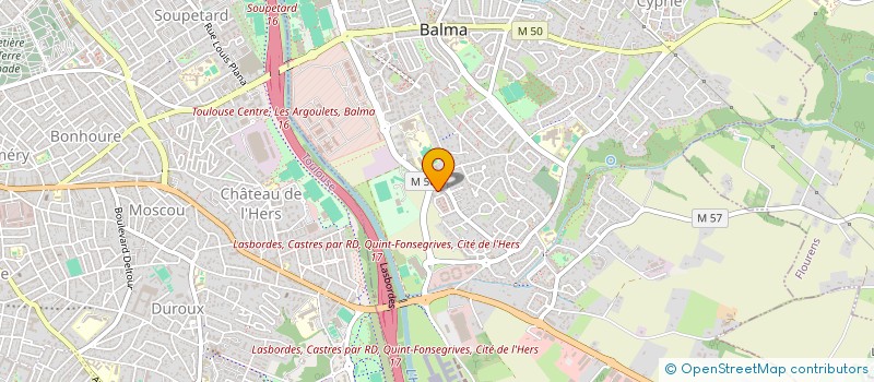 localisation de l'entreprise MONSIEUR SYLVAIN VAILLE à BALMA
