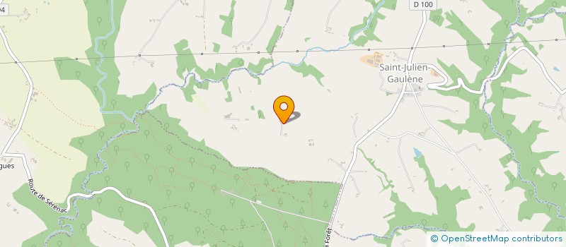 localisation de l'entreprise MONSIEUR SYLVAIN VAISSIERE  SAINT-JULIEN-GAULENE