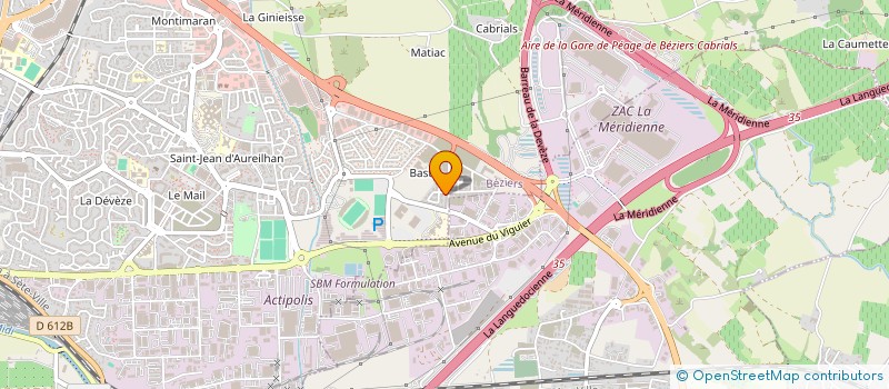 localisation de l'entreprise MONSIEUR SYLVAIN VALDERRAMA  BEZIERS